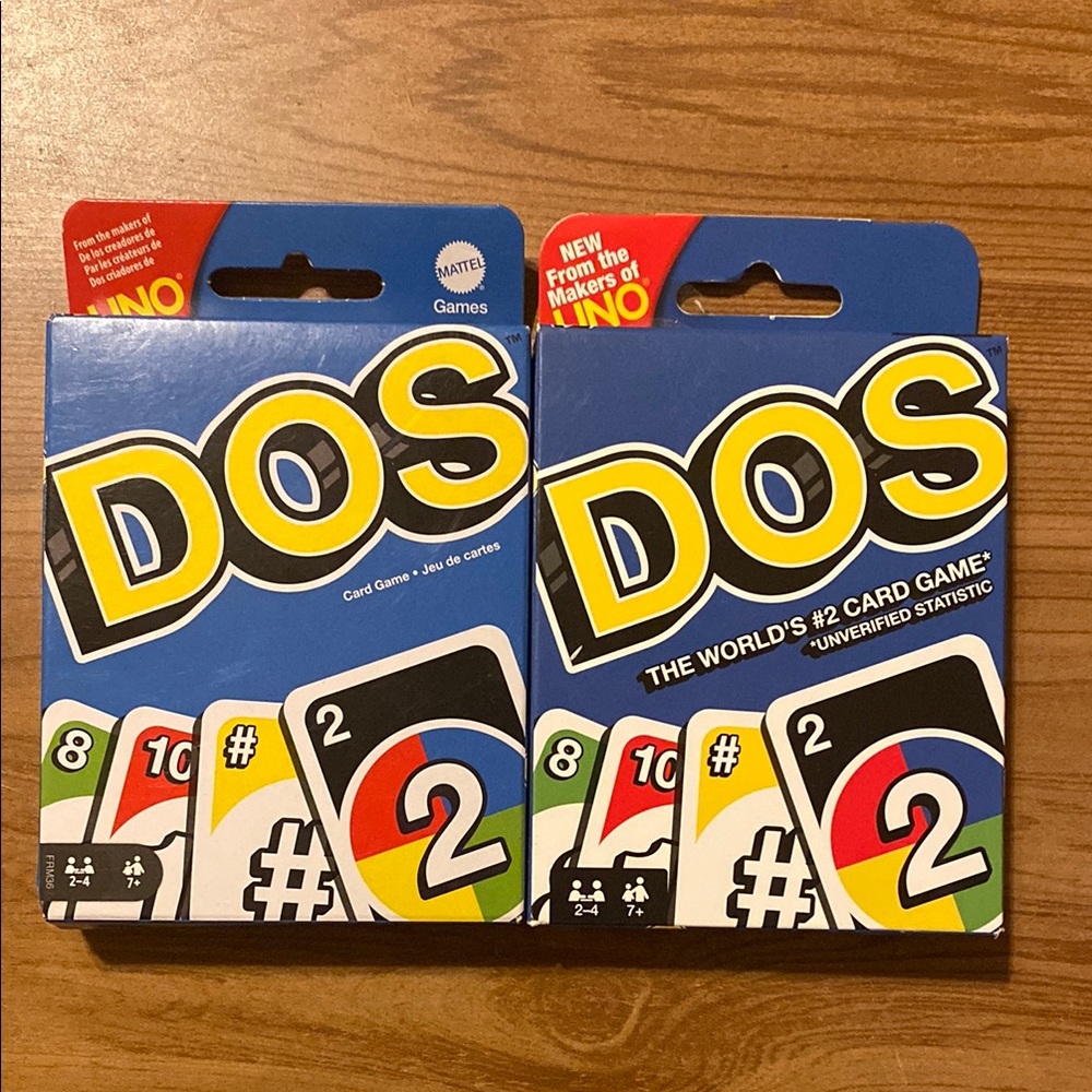 Mattel DOS Card Game - Blue NIB